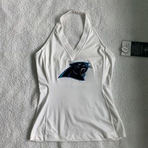 All Sport Couture Carolina Panthers Halter Top